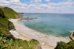 Polstreath Beach Near Mevagissey