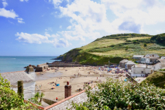 Gorran Haven beach with tide out