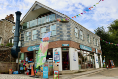 Shop and chipshop at Gorran Haven