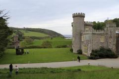 View from Caerhays Castle