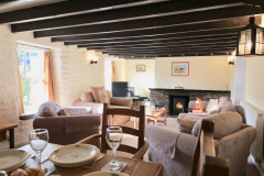 Looking from the dining area towards the lounge area