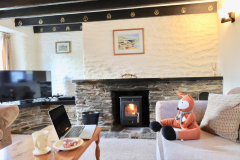 Relax by the log burner, use the internet to plan your next outing and stream your favourite movies on the Smart TV